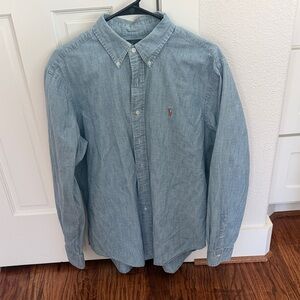 Ralph Lauren Denim Blue Button-Down Shirt